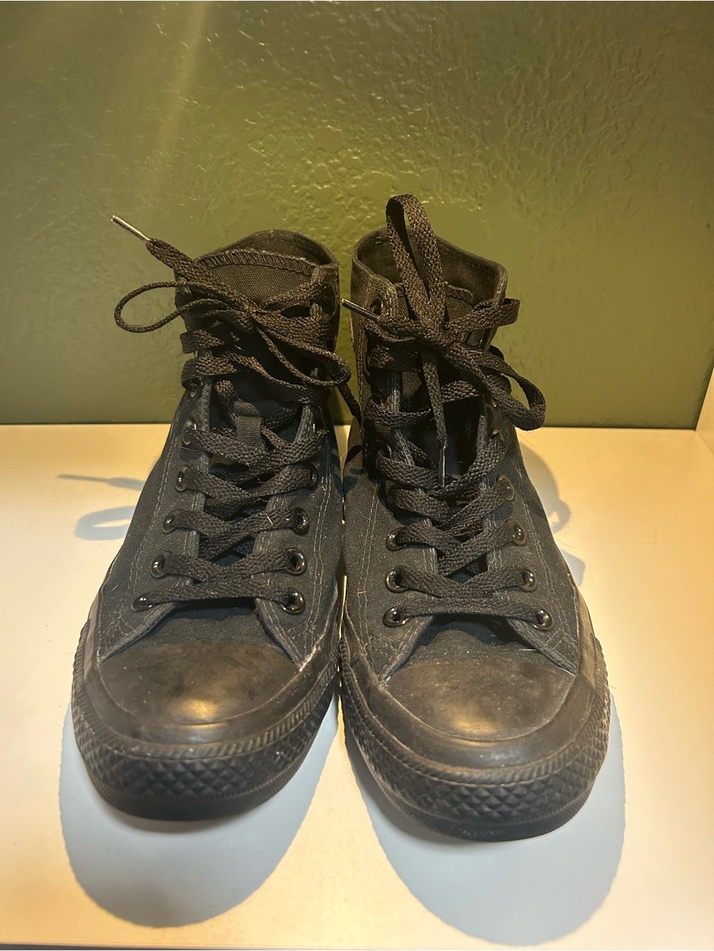 Converse Black Canvas High-Top Sneakers